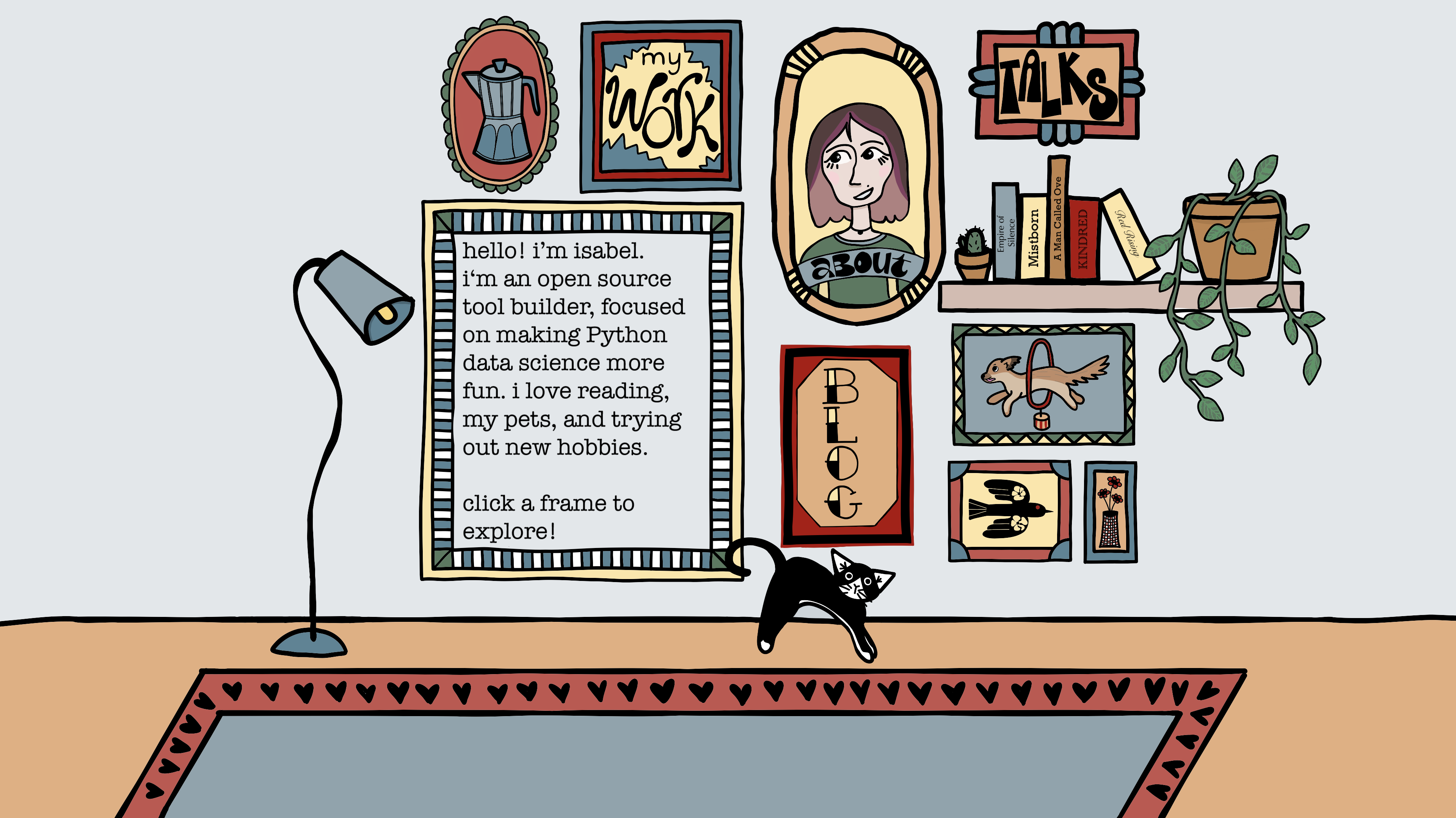 Isabel's Portfolio Hero